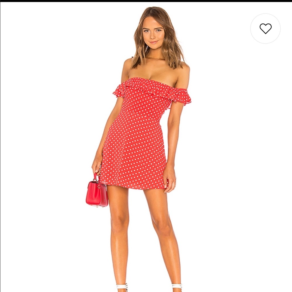Revolve privacy please red Ellen mini dress